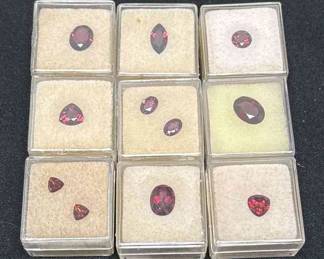 Gemstones Rhodolite Garnet, Malay Garnet Red Topaz