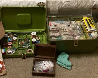 Sewing Notions And Embroidered Linens