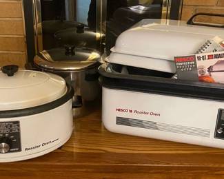 Medco 18qt. Air Convection Roaster, 6qt Roaster Paul Revere Pot