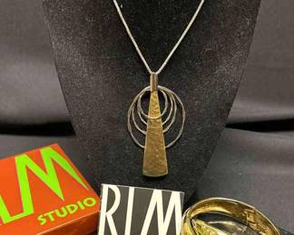 RLM Studio Pendant, Milor Sterling Chain Joan Rivers Classics