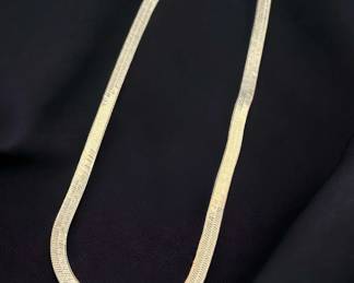 Milor Italy Sterling Herringbone Chain