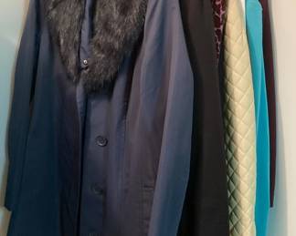 Rosewin Wool Coat, Denim And Co, Dennis Basso Rain Coat And More, Womens ML