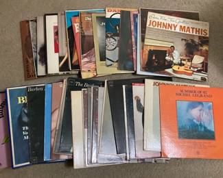 Vinyl Barbara Streisand, Pavarotti, Johnny Mathis And More