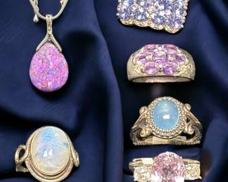 Sterling Gemstone Rings More