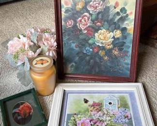 Floral Painting Signed Pete Other Pieces