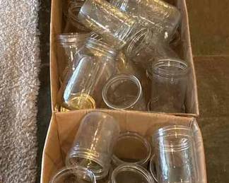 Three Boxes of Canning Jars