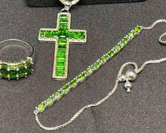 Gemstone And Sterling Pieces