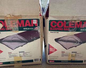 Pair Of Coleman Sleeping BagsVintage