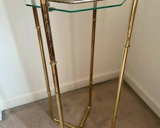 35 Vintage Faux Bamboo Metal Accent Standmin