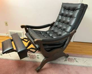 35 MCM Stansberry Leather Rocking Recliner Lounge Chair Extendedmin