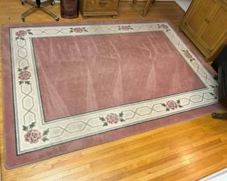 35 Milliken 5X8 Rose Floral Trellis Nylon Carpetmin