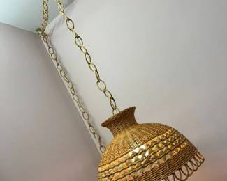 35 Wicker Hanging Lampmin
