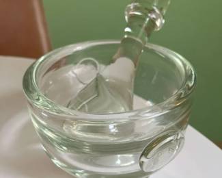35 Vintage Glass Mortar Pestlemin