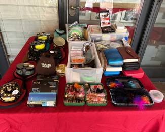 Fly fishermen!  We have lures, reels, and an abundance of fly fishing books and accessories!