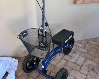 Knee rover gets you around FAST with your bum leg.