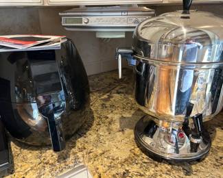 Air fryer and large Kitchenaid coffee pot.  No home should be without them.