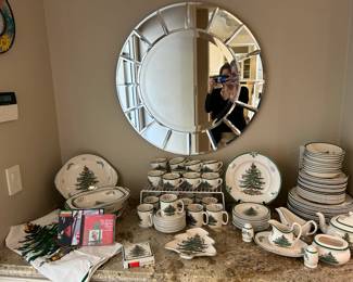 Spode Christmas dishes. Ho Ho Ho!