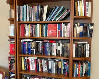 This house is a book lover's dream!  Biography, history, fiction, reference, art books, a library of fly fishing books, cook books, language and self help books, and more.