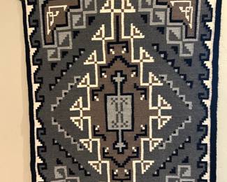 One of many fine specimens of Two Gray Hills and Navajo blankets.
