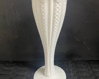 Duncan Miller Milk Glass Vase