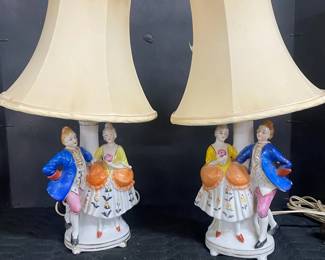 Pr Occupied Japan Lamps 