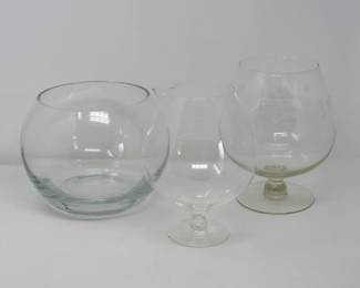 OVERSIZE (its hard to tell scale here 😆 And they are wonder vintage glass vessels