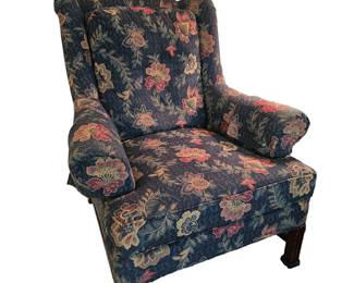 Occasional Chair with matching ottoman