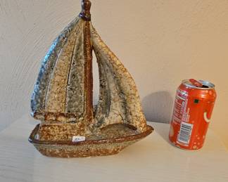 Ceramic deorative sale boat