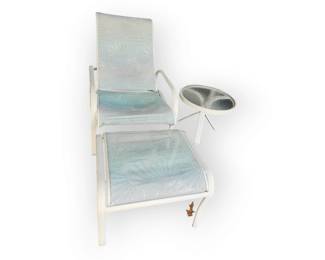 Outdoor furniture  - reclining chair and ottoman