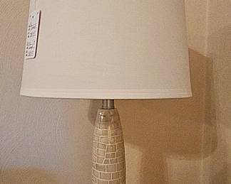 Decorative lamp with tile design