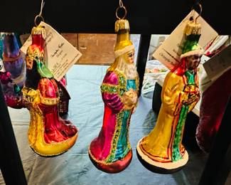 Many Christopher Radko Ornaments 