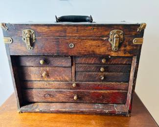 Antique Gersner Machinest Chest 