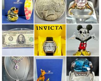 Crystals, Coins and Karats Online Auction