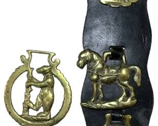Brass Horse Medallions