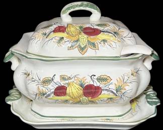 Soup Tureen with Platter