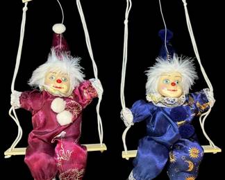 Swinging Clown Marionettes