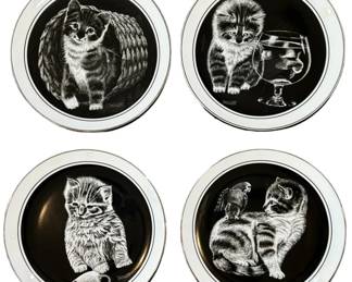 Royal Cornwall Kitten Plates