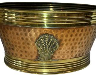 Copper and Brass Planter