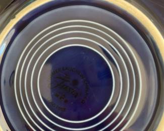 Fiestaware By Homer Laughlin - Cobalt Blue, Poppy Orange Dinnerware Sets