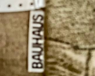 Bauhaus Gray/White Abstract Design Upholstered Club Chair