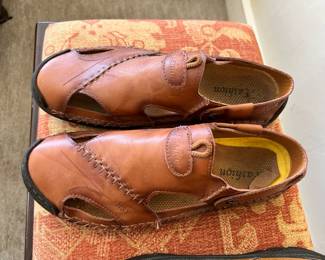 HSY Fashion 100% Caoutchouc Leather Slip On Sandal Shoes