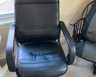Black Leather Office Chair