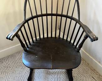 Black Windsor Rocking Chair
