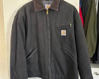 1990's Carhartt Faded Black Detroit Jacket
