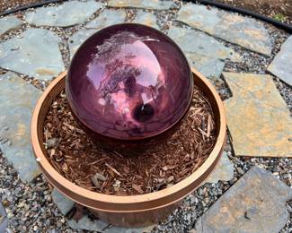 Purple Gazing Ball