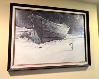 Framed Lithograph "Sea of Snow" by Hubert Shuptrine
