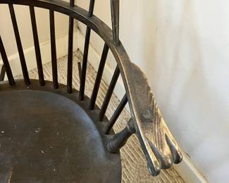 Black Windsor Rocking Chair