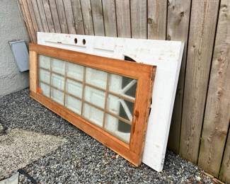 White Front Door, Glass Front Door