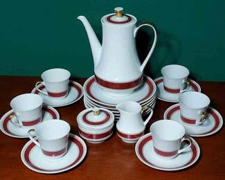 Winterling Kirchenlamitz Bavaria 6-Service Coffee Set