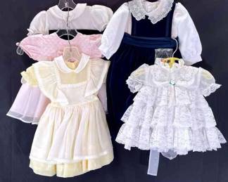 Vintage Children's Dresses In New To Like New Condition!!